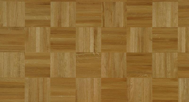 Reinlein Parkett - Klebeparkett in Eiche Natur in Mosaik-Optik